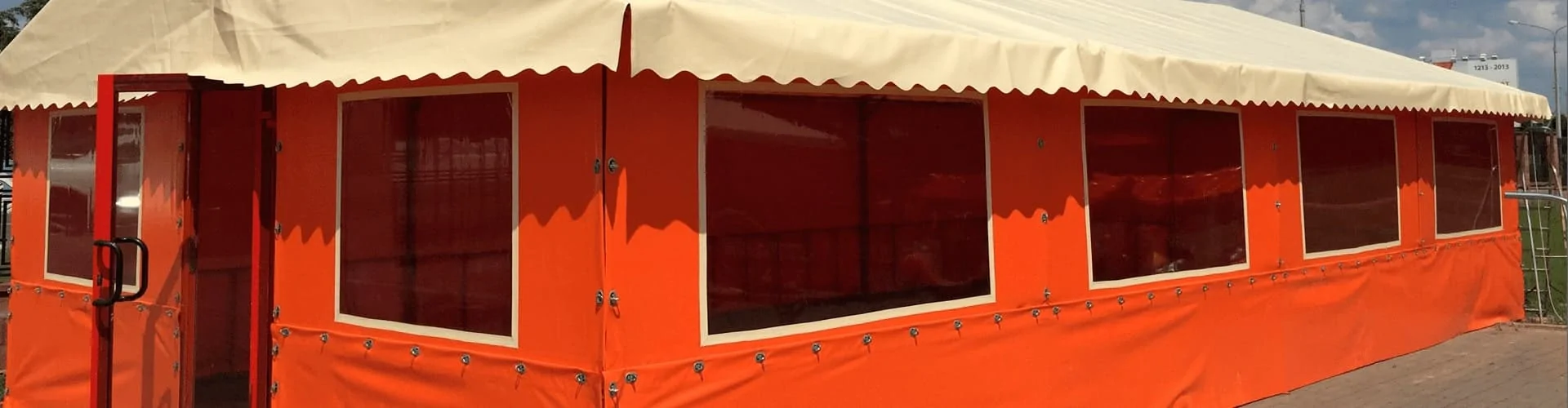 Тенты для торговых конструкций